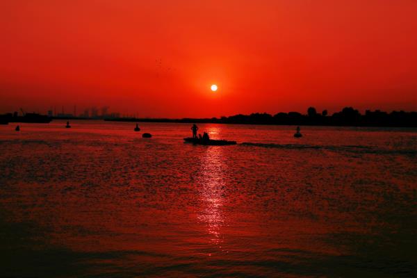一组夕阳图