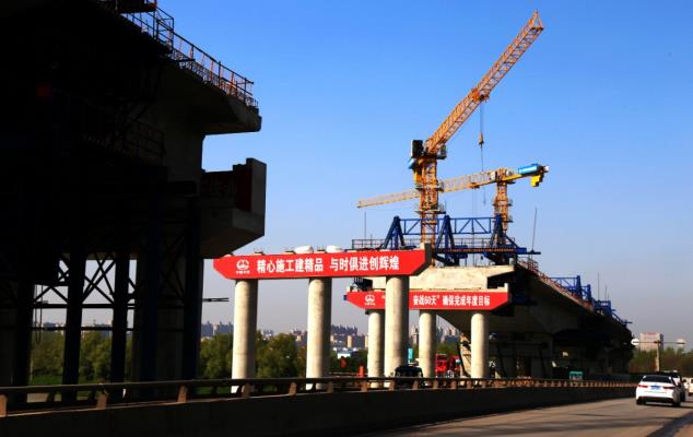 引江济淮工程《东津渡大桥》施工现场纪实