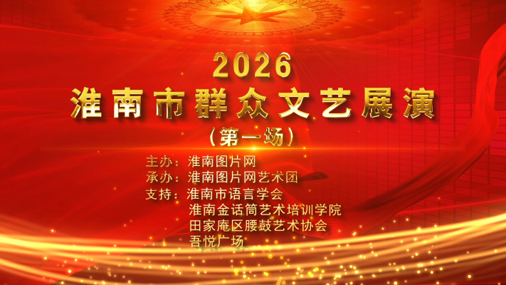 2026淮南市群众文艺展演（第一场）活动视频