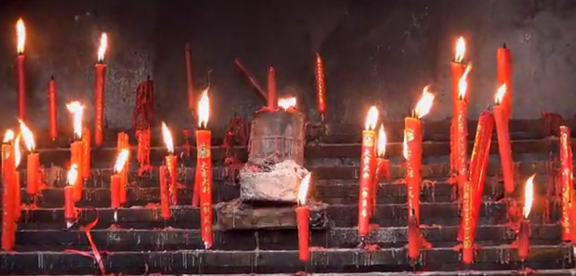 八公山白塔寺-地处淮南森林公园