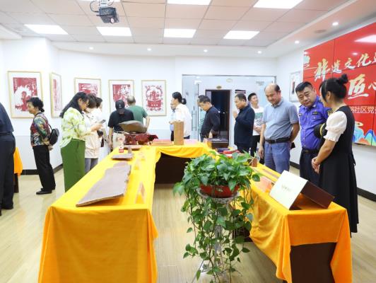 我市田区淮河路社区举办两项非遗联展