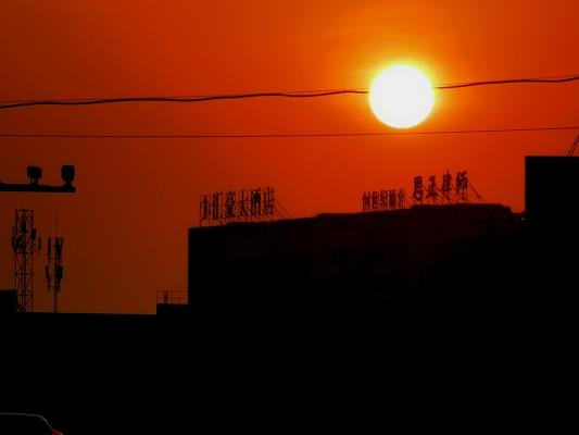 早晨的太阳