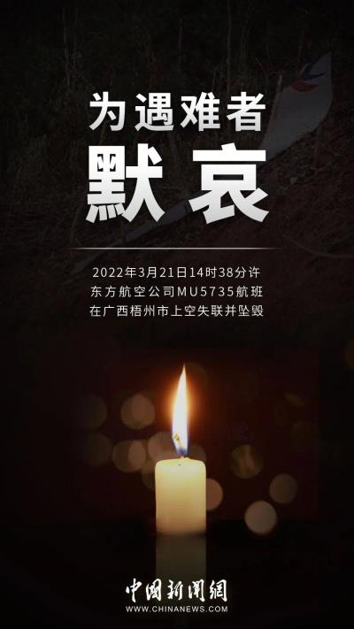 悼东航MU5735遇难者