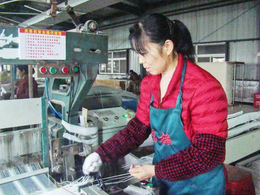 淮南市寿县瓦埠镇 丢掉锄头进车间 巧手编织“致富梦”