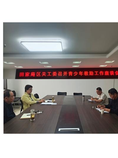 田家庵区关工委召开青少年教助工作座谈会