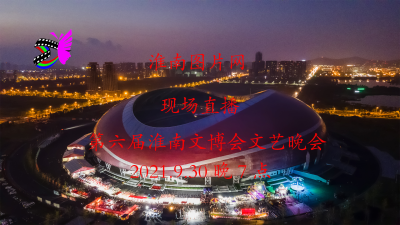 淮南图片网现场直播第六届淮南文博会文艺晚会