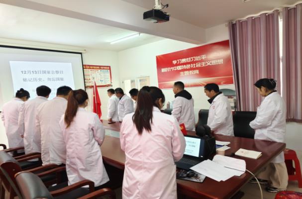 寿县双庙集卫生院国家公祭日开展爱国主义教育活动