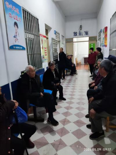 寿县双庙集卫生院开展免费老年体检