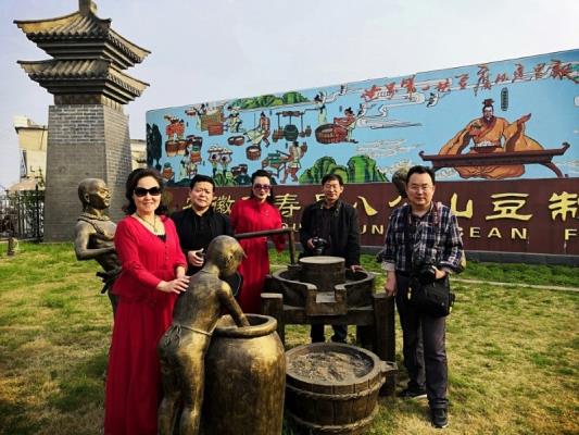 淮南图片网走进寿县八公山豆制品公司采风考察剪影