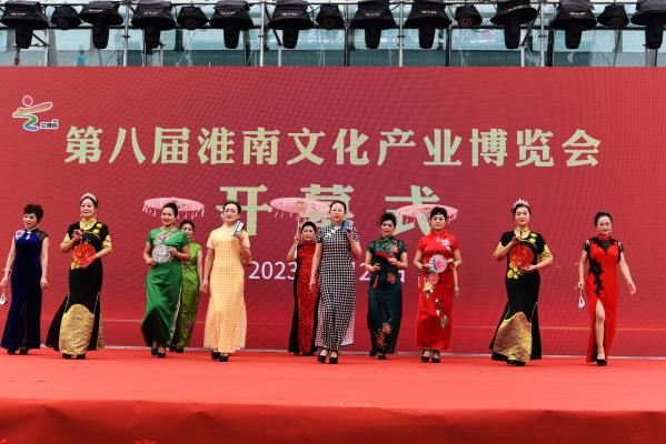 淮南市第八届文化博览会在人民公园广场拉开帷幕