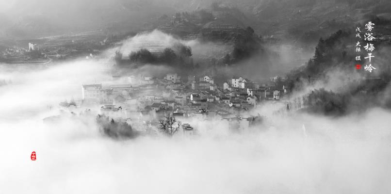雾浴梅干岭