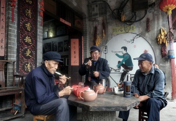 临涣古镇老茶馆