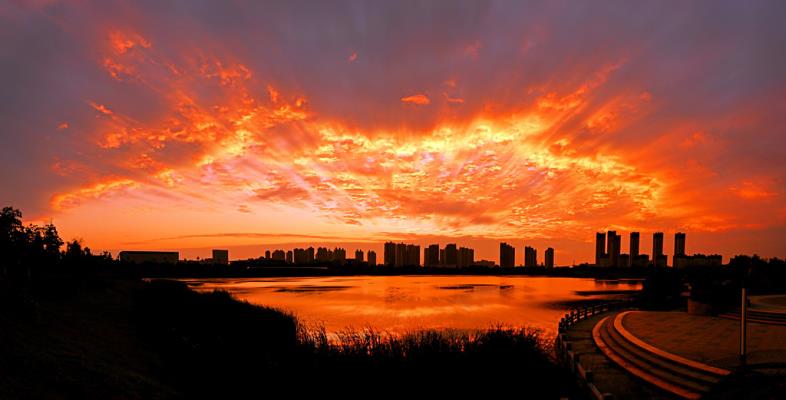 夏日晨曦