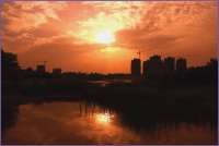 夕阳红满天