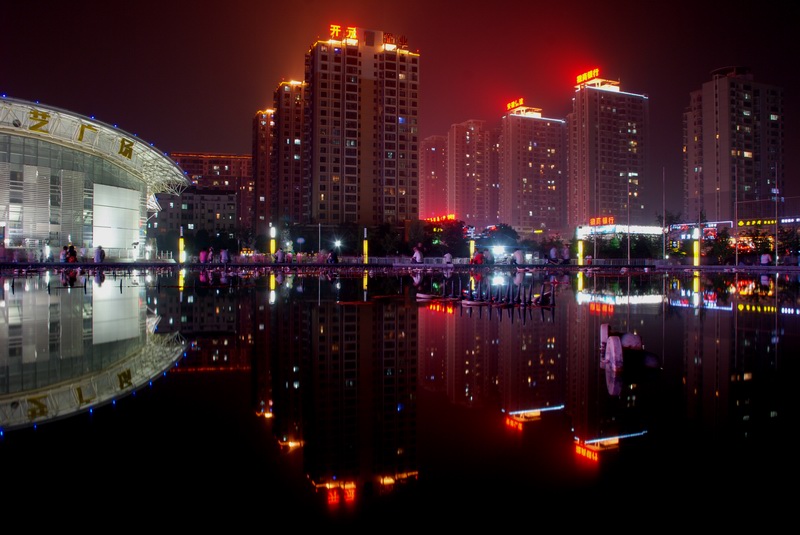 淮南体育馆广场