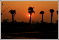 龙湖夕阳