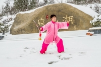 雪中太极人