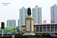 汉淮南王塑像