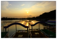 龙湖夕照