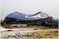 在建的奥林匹克公园主体育馆