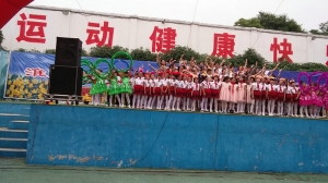 2015淮南市金岭中学庆六一“金色梦”暨科技艺术节展演活动剪影