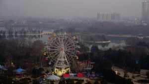 俯瞰龙湖公园