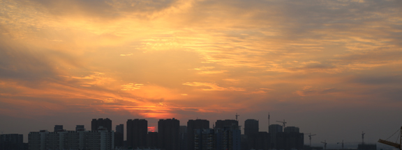 夕阳红满天