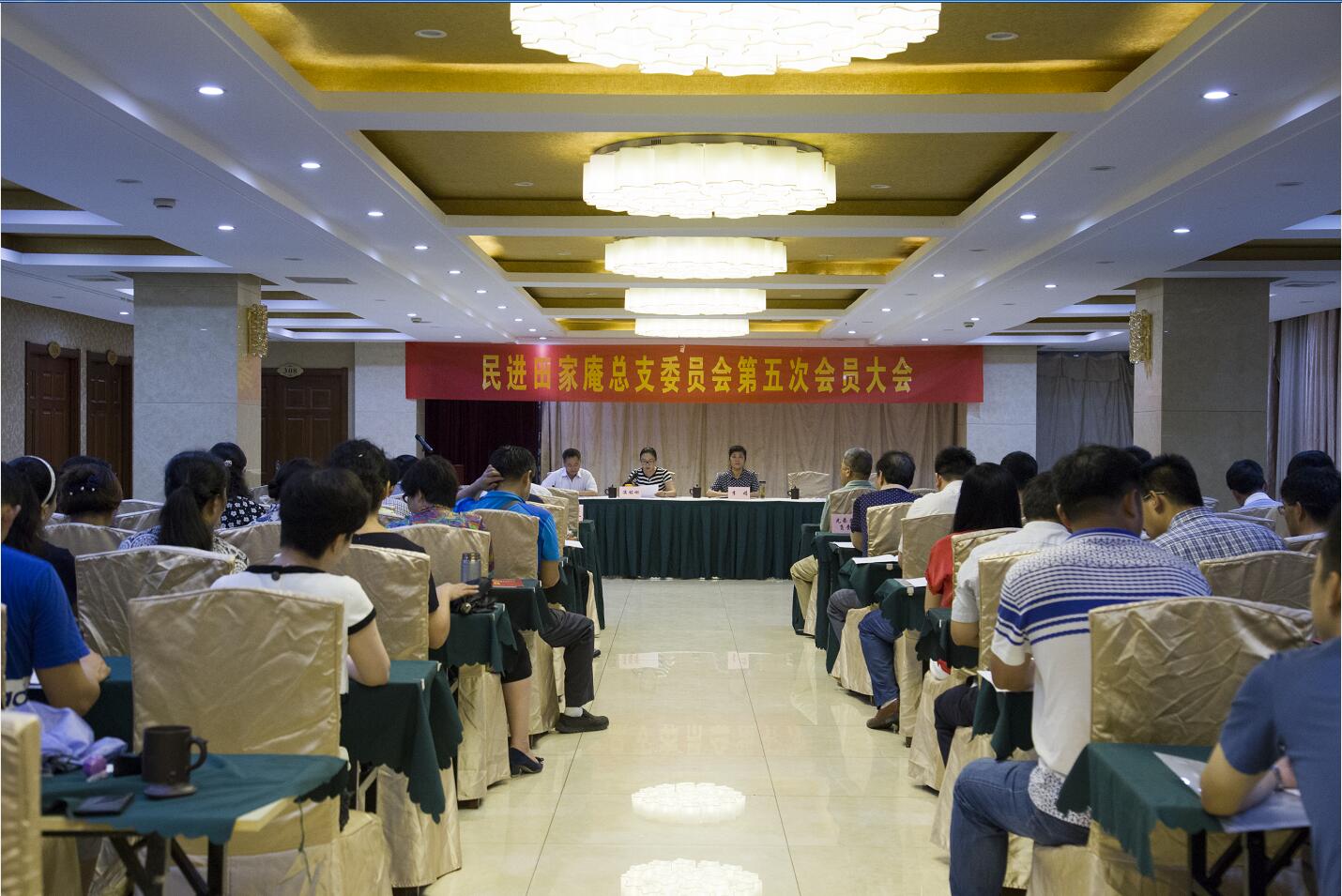 民进田区总支召开换届选举大会