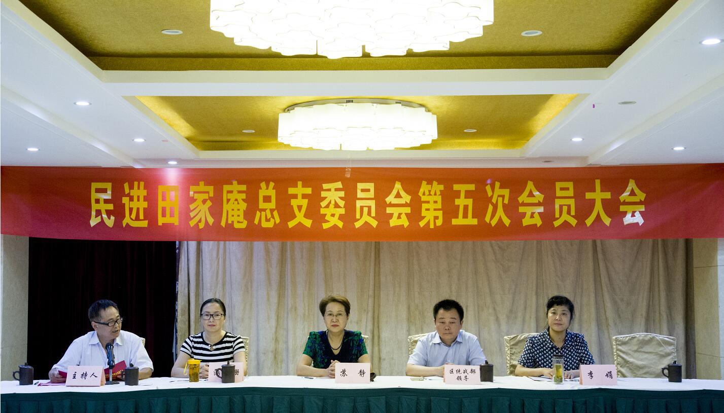 民进田区总支召开换届选举大会