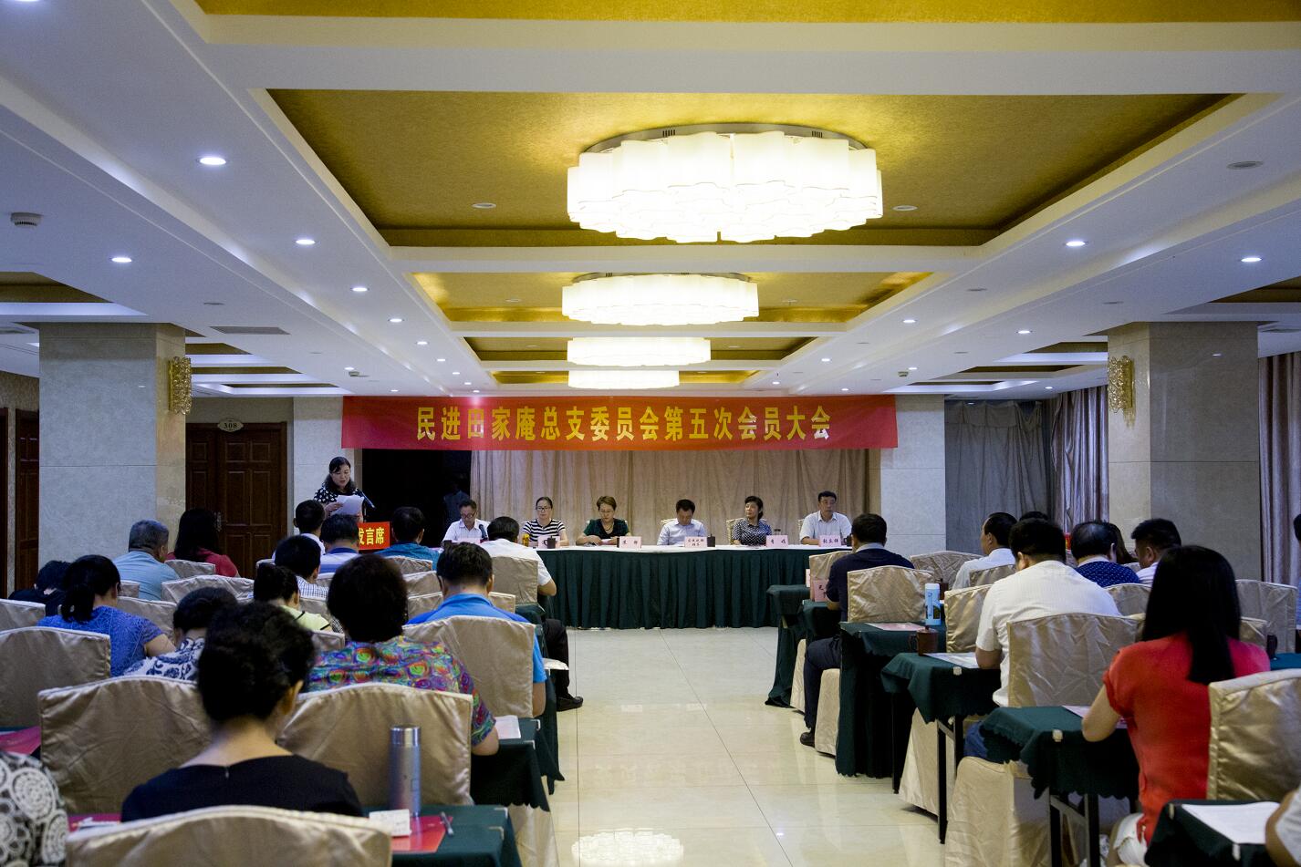 民进田区总支召开换届选举大会