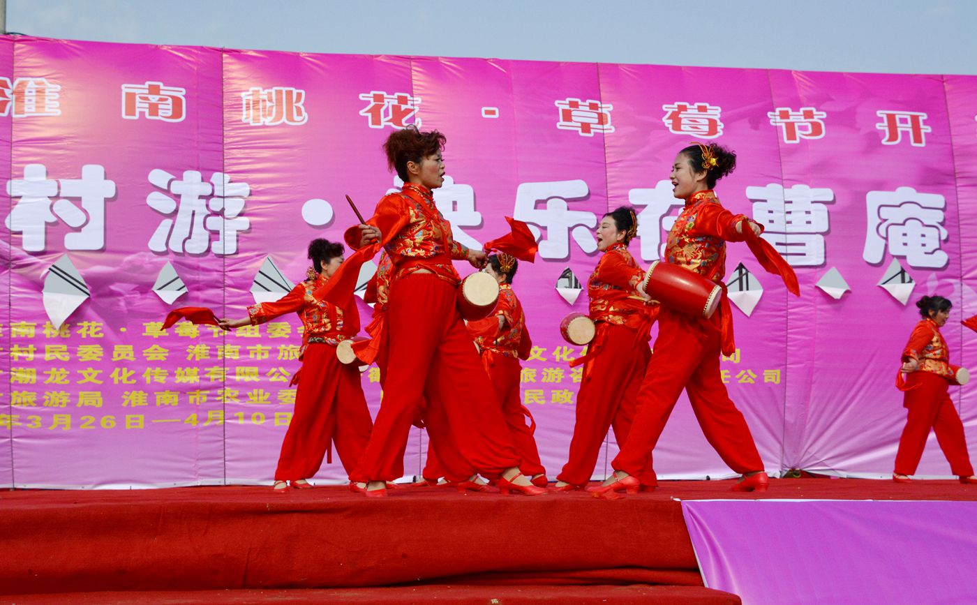 第十届中国淮南曹安桃花草莓节隆重开幕