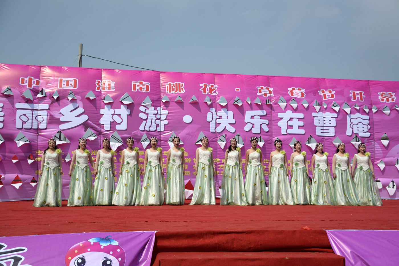 第十届中国淮南曹安桃花草莓节隆重开幕