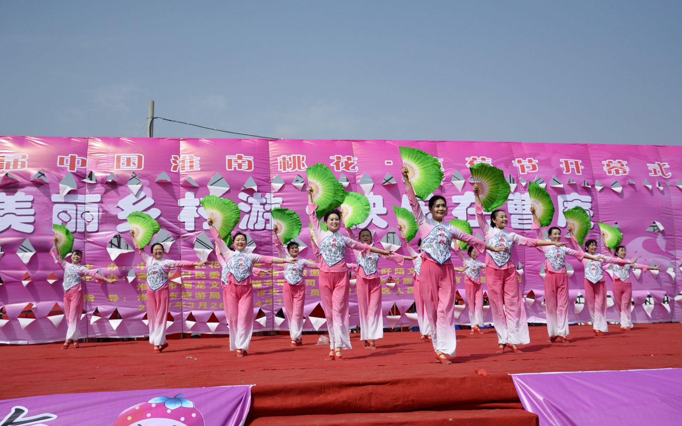 第十届中国淮南曹安桃花草莓节隆重开幕