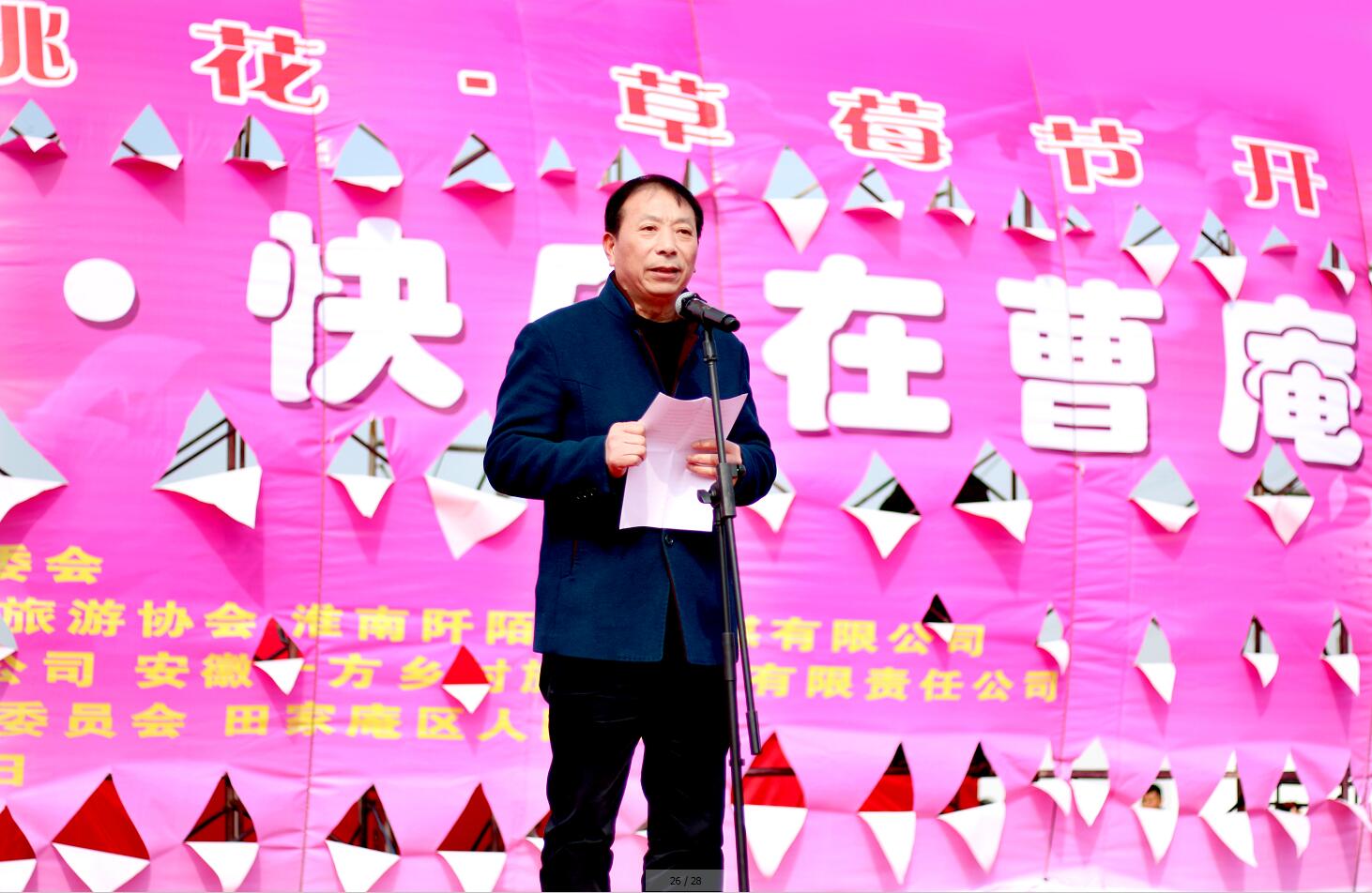 第十届中国淮南桃花、草莓节开幕式