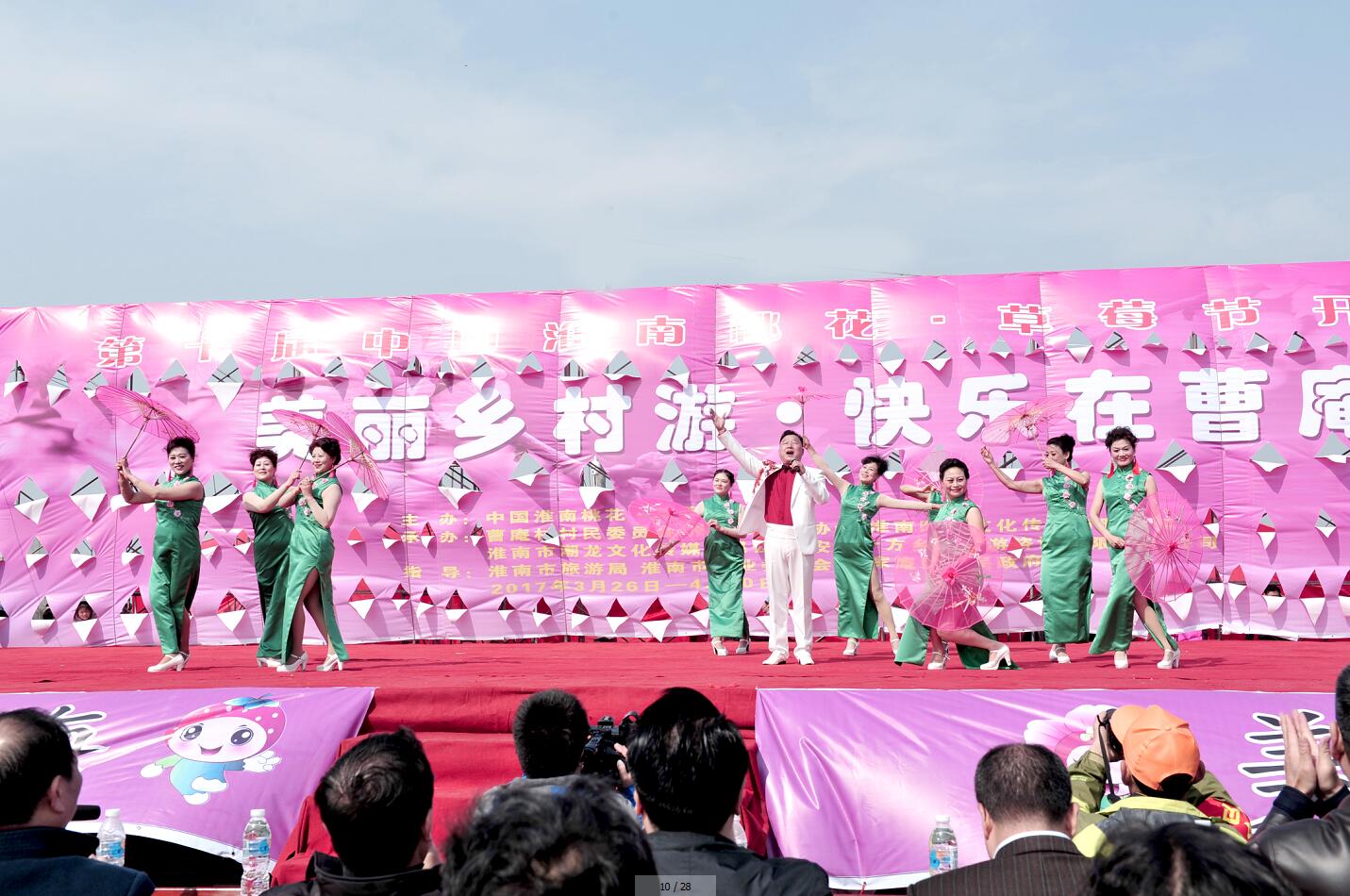 第十届中国淮南桃花、草莓节开幕式