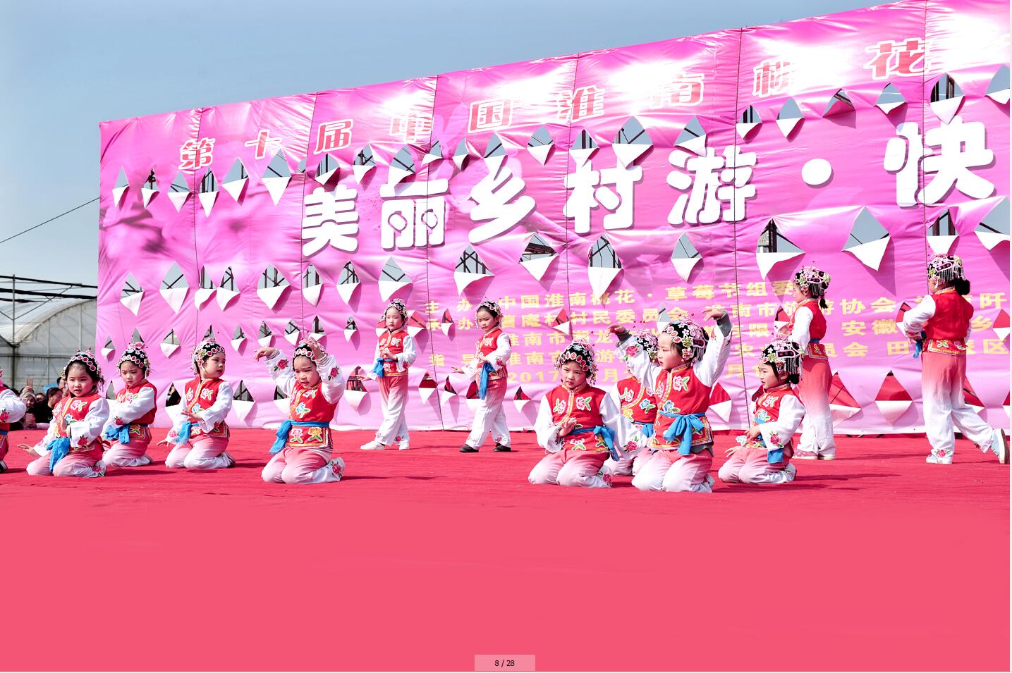 第十届中国淮南桃花、草莓节开幕式