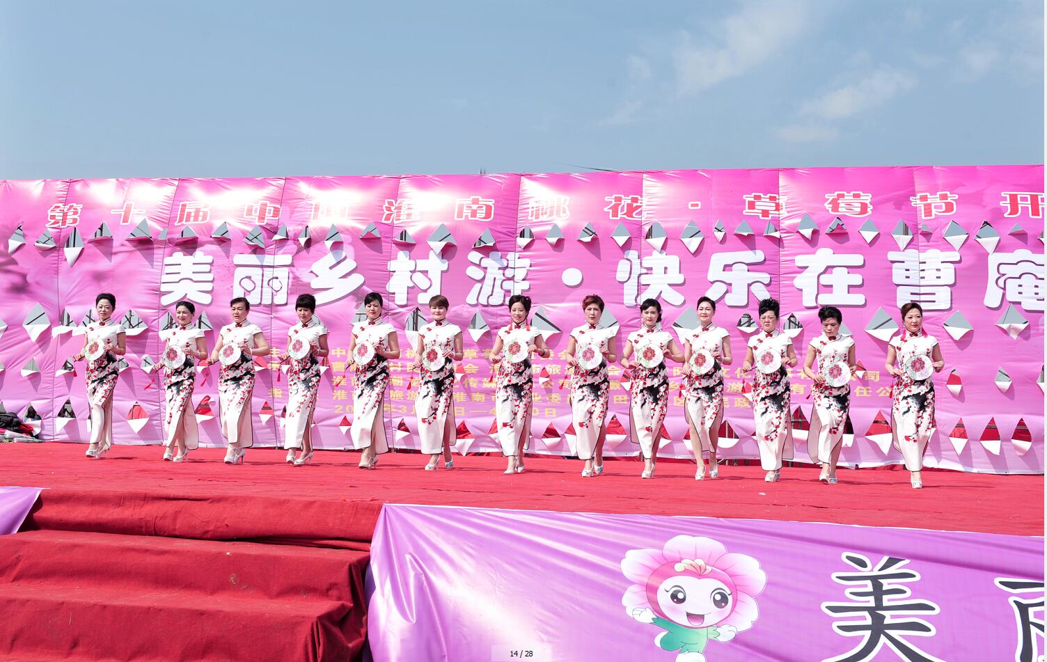 第十届中国淮南桃花、草莓节开幕式