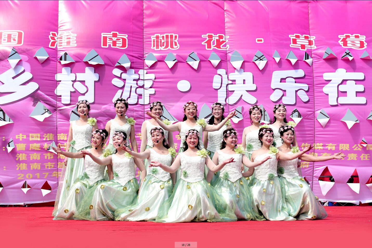 第十届中国淮南桃花、草莓节开幕式