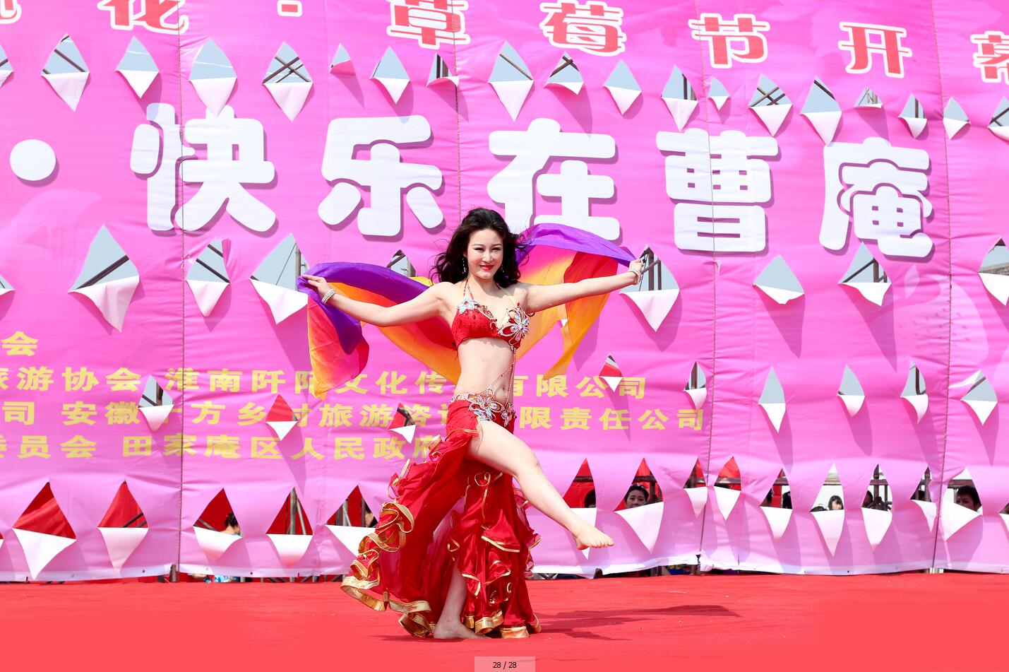 第十届中国淮南桃花、草莓节开幕式