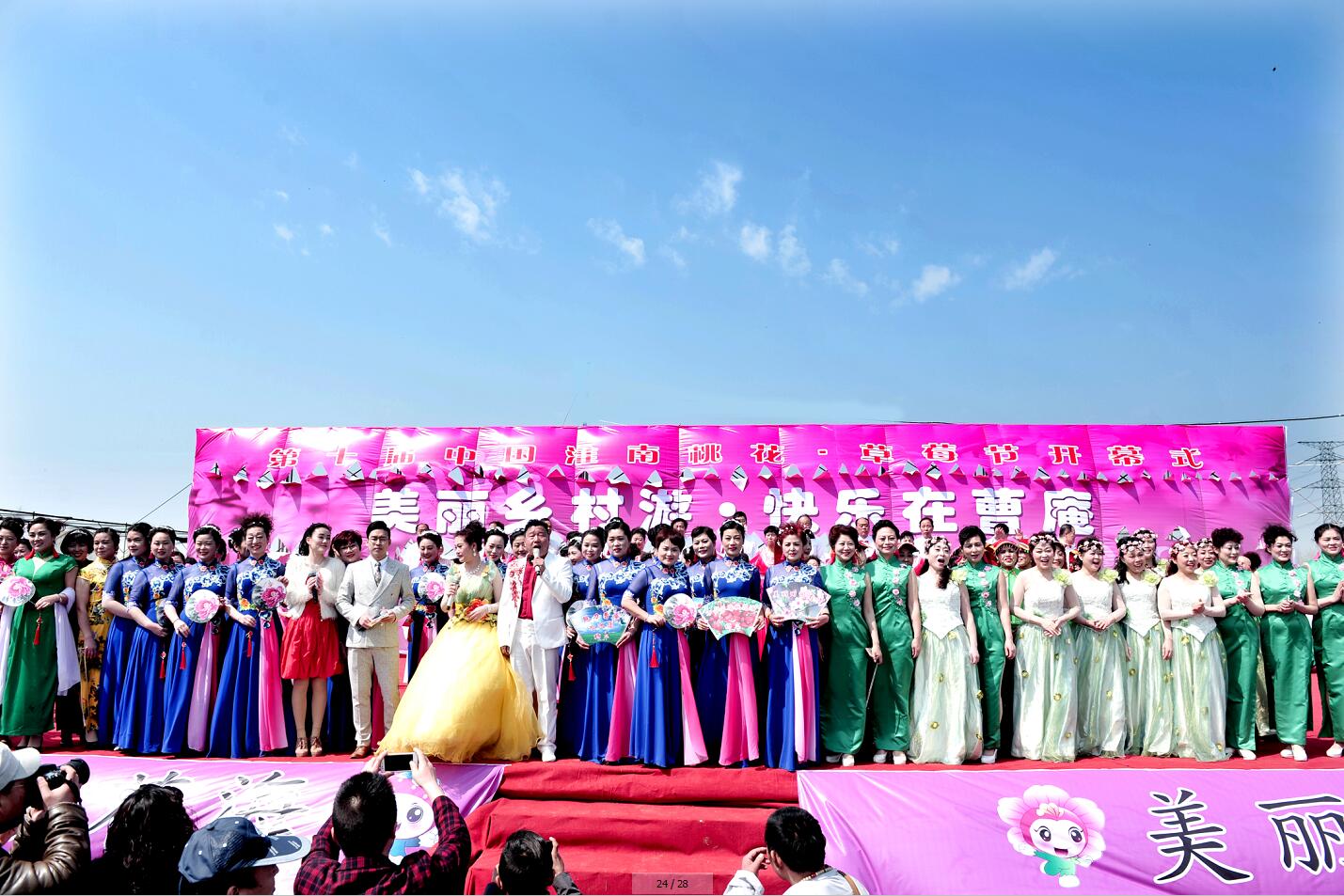 第十届中国淮南桃花、草莓节开幕式