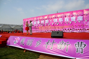 第十届中国淮南曹安桃花草莓节隆重开幕