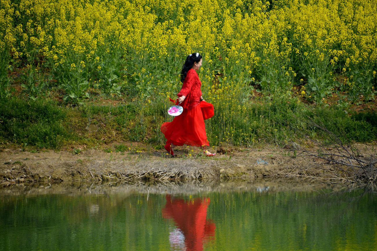 淮南图片网与麟媛佳丽八公山下与美丽相约